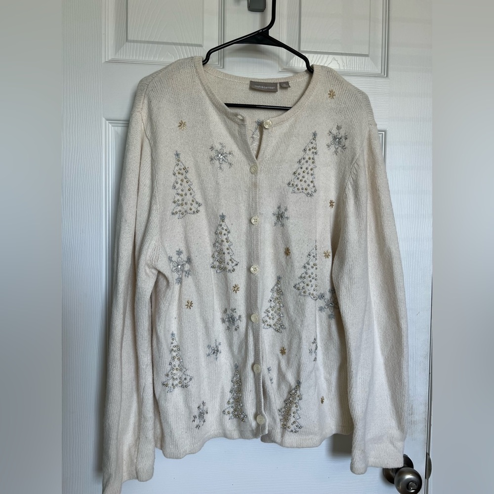 Croft and Barrow vintage Christmas sweater
